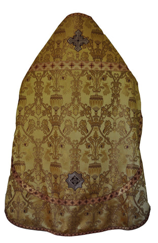 peacock vestment priest slavic liturgical