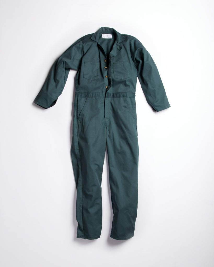 Universal Cotton Coveralls Spruce Green Button – Hand-Eye Supply