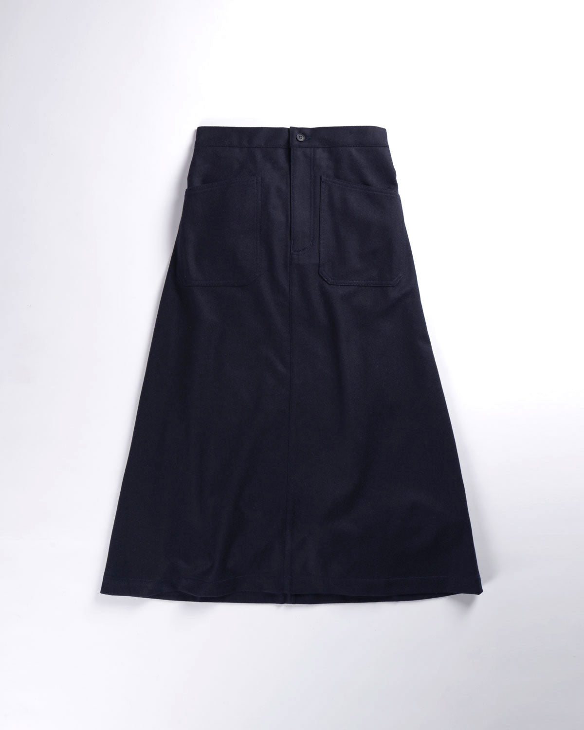 Armen Long Skirt Navy Wool – Hand-Eye Supply