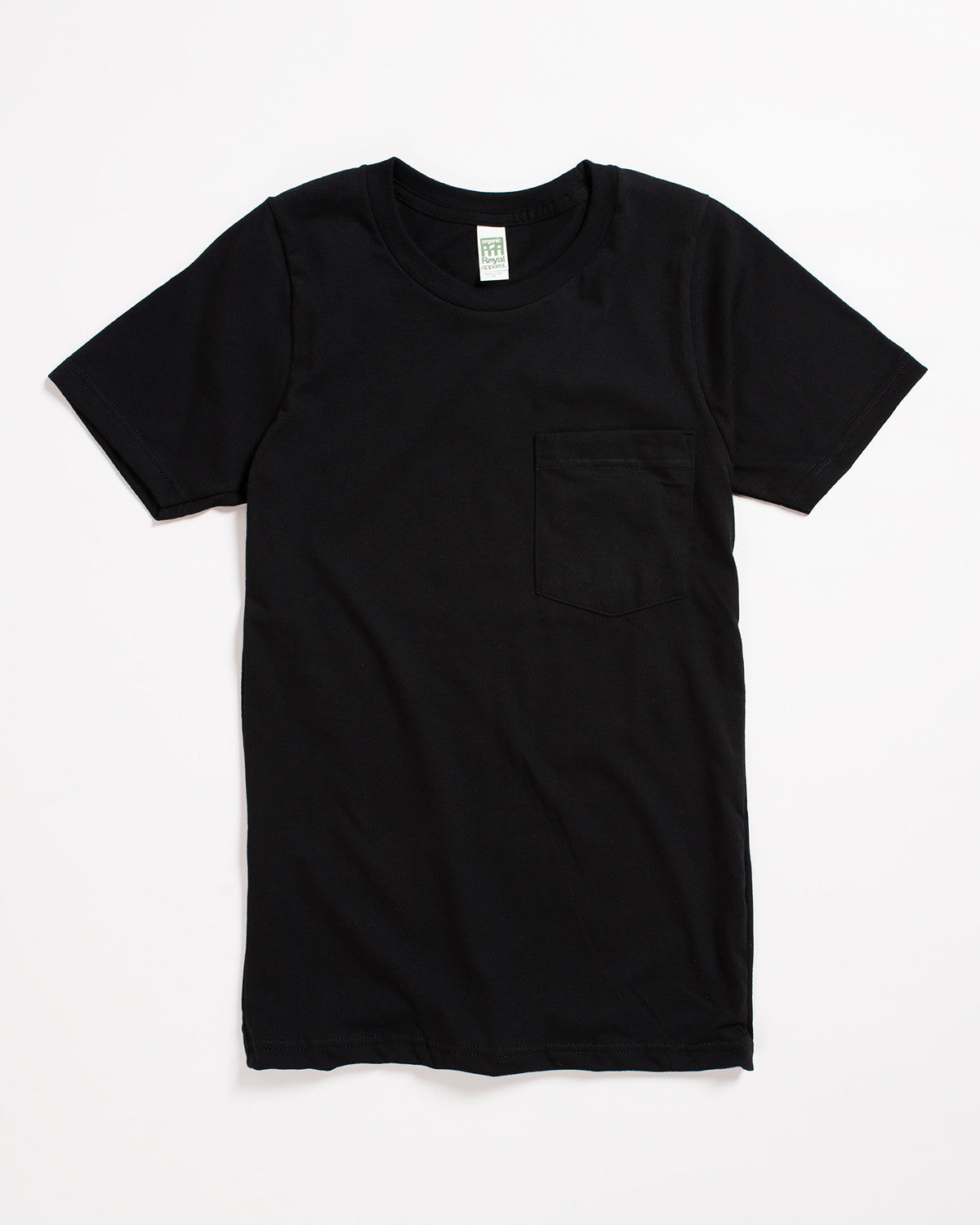 Organic Cotton Pocket Tee Black – Hand-Eye Supply