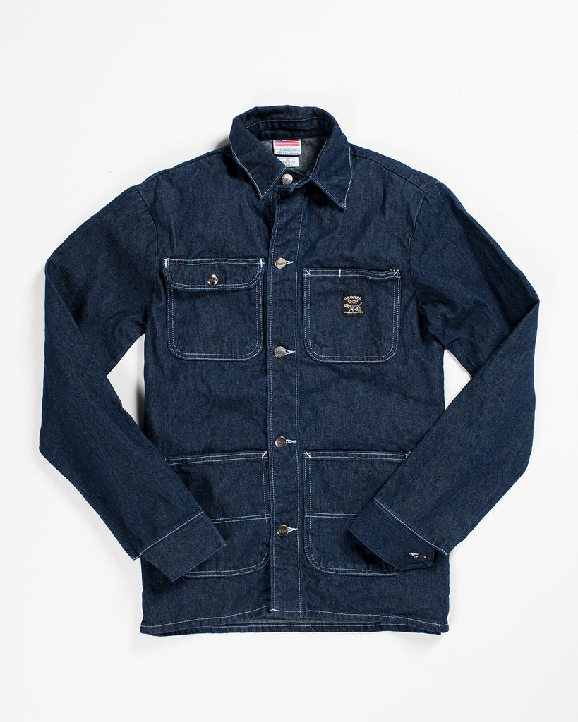 Pointer Black Label Washed Chore Coat Indigo Denim – Hand-Eye Supply