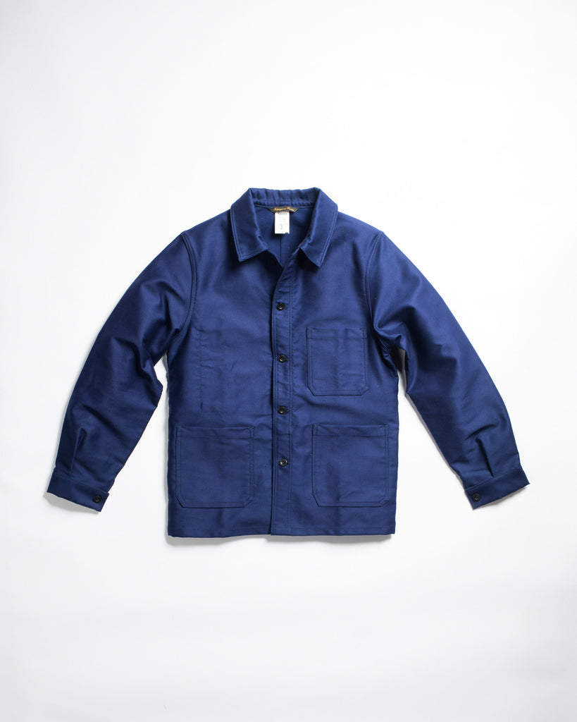 Le Laboureur Moleskin Work Jacket Navy Hand Eye Supply