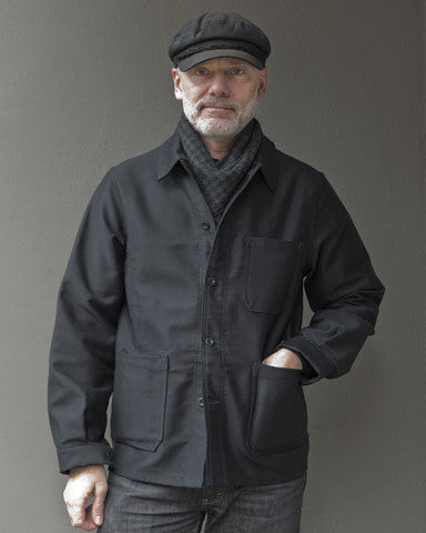 Le Laboureur Moleskin Work Jacket Noir – Hand-Eye Supply