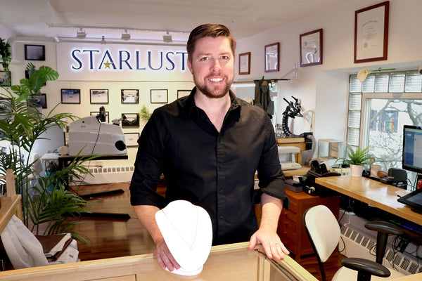Starlust Founder Kennon Young in the Starlust Studio
