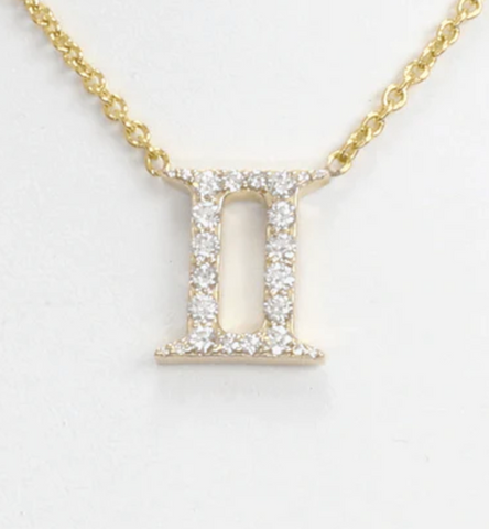 Gemini Diamond Necklace