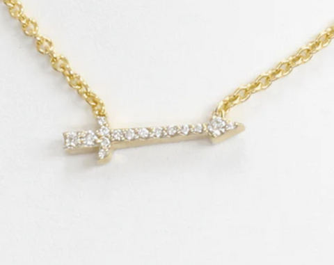 Sagittarius Diamond Necklace