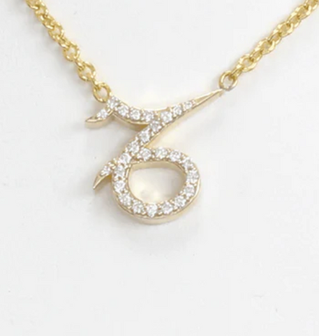 Capricorn Diamond Necklace