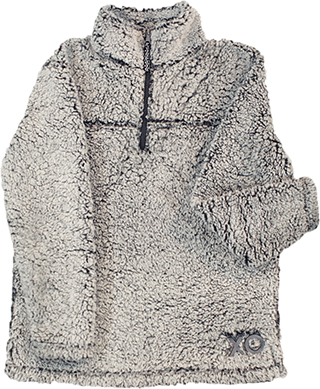 long sherpa pullover