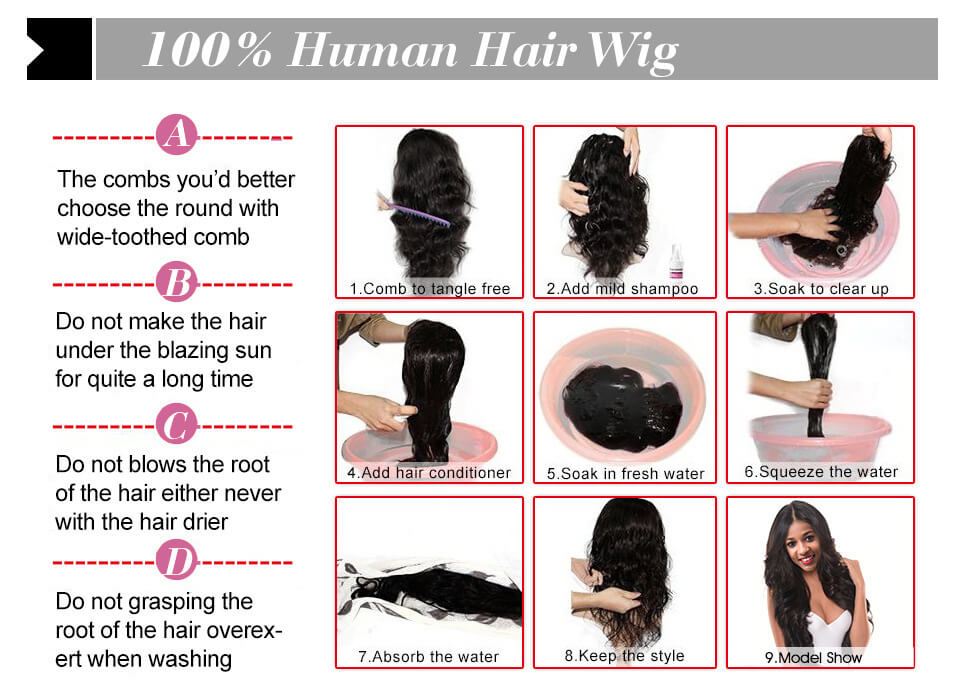 mybhair how to clean human hair