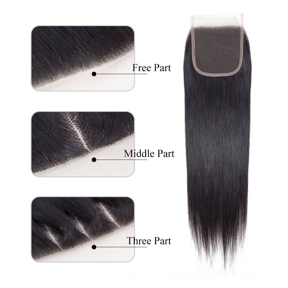 human hair lace closure types