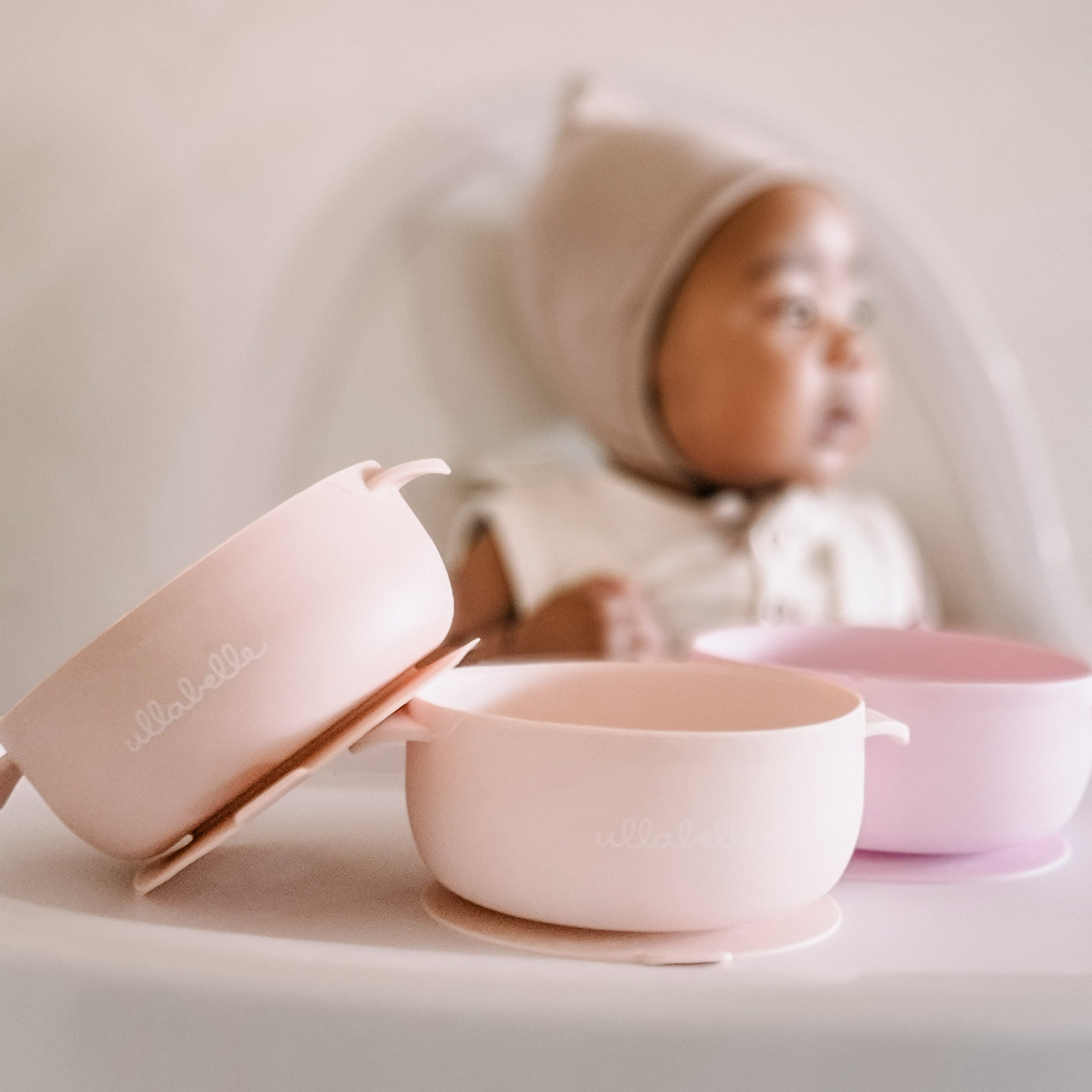 Set of 3 Baby Bowls (Blue)