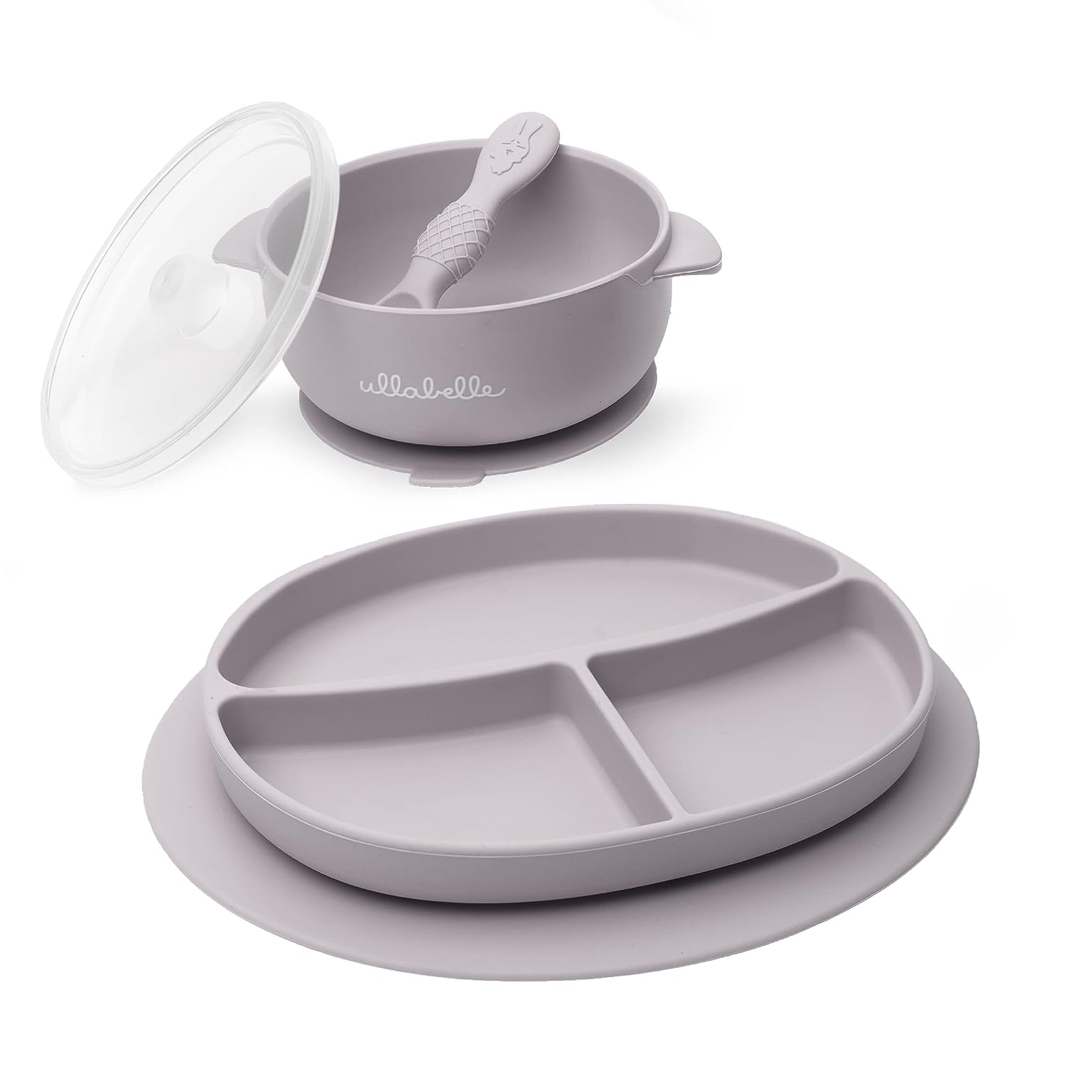 7-Piece Baby Feeding Set (Grey)