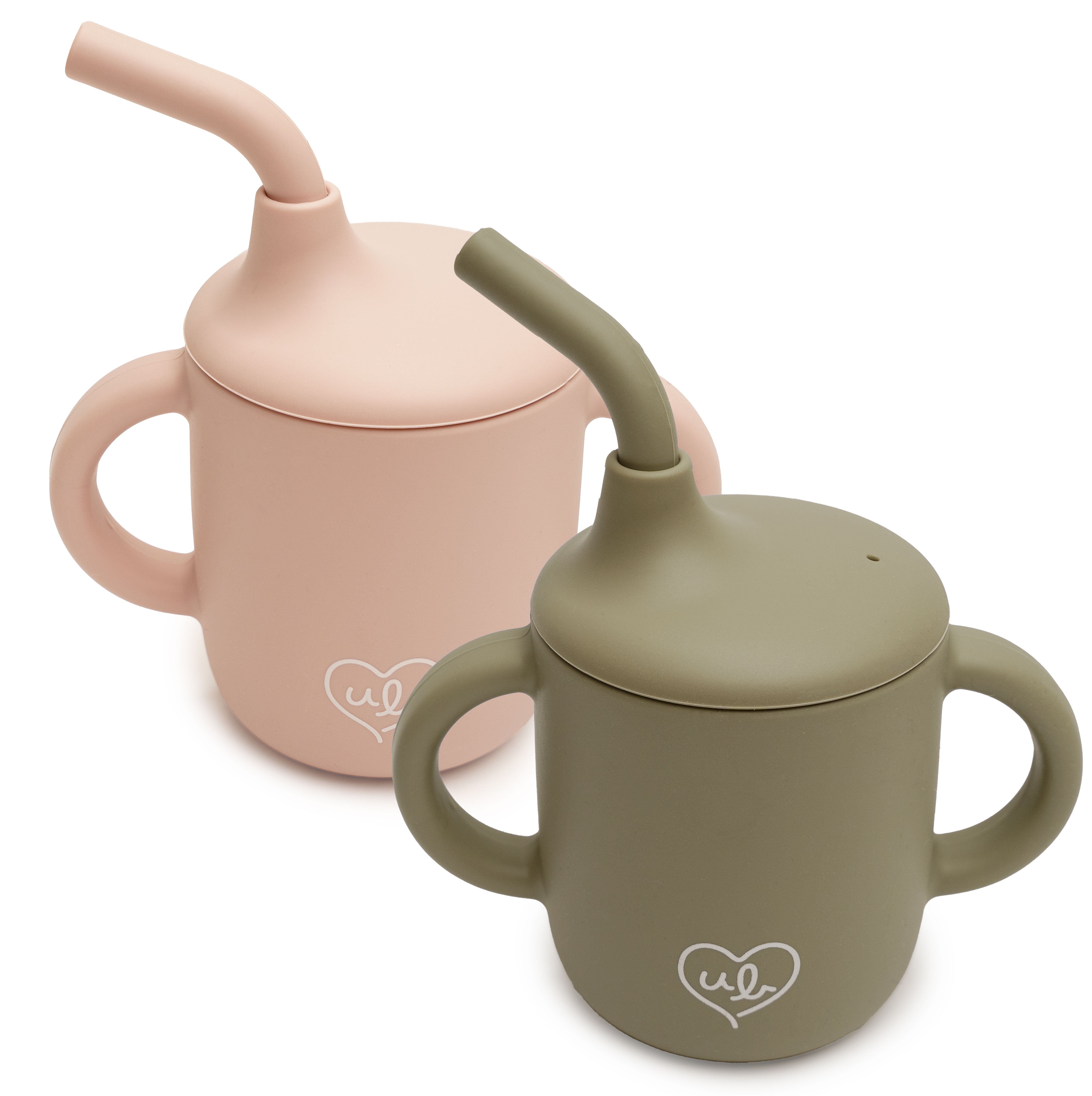 Sippy Cup Set of 3 (Beige)