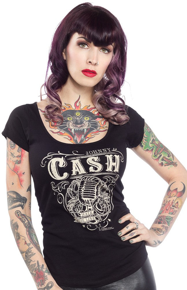 johnny cash shirt womens
