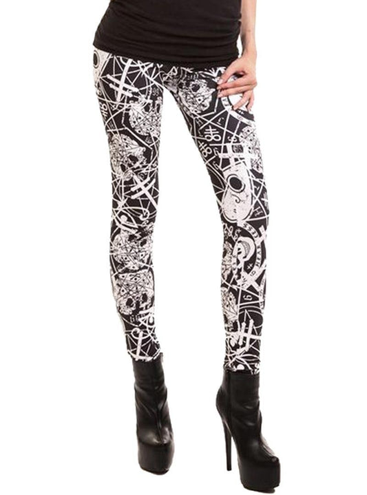 Leggings Skulls By Lip Service Clothing – Another Way of Life