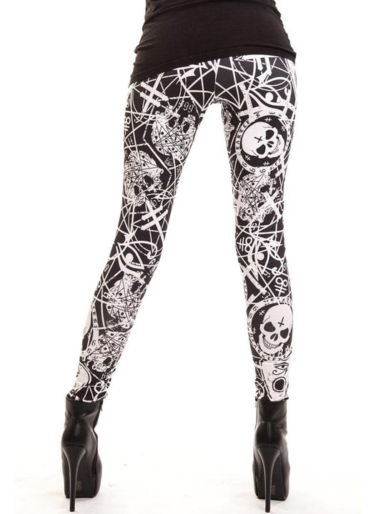 Leggings Skulls By Lip Service Clothing – Another Way of Life