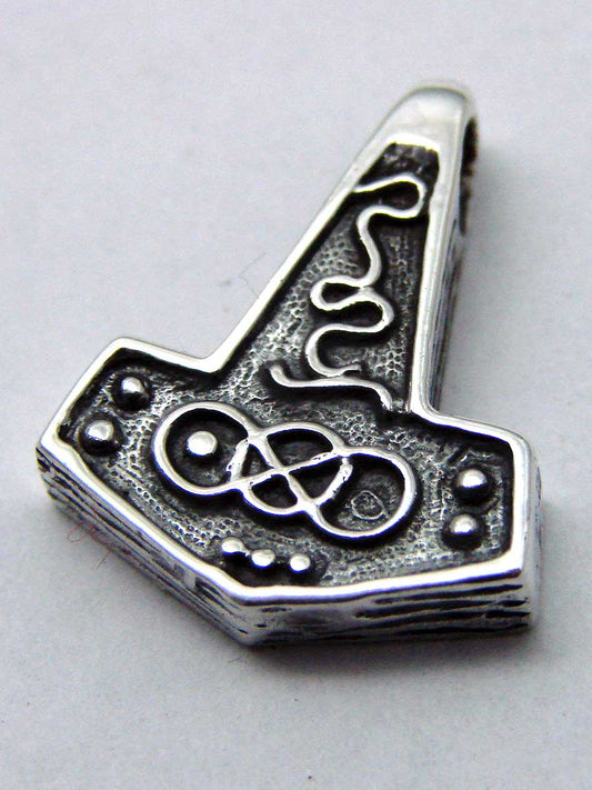 Razor Blade pendant in Sterling Silver with tribal designs By Dark Silver  Jewellery – Another Way of Life