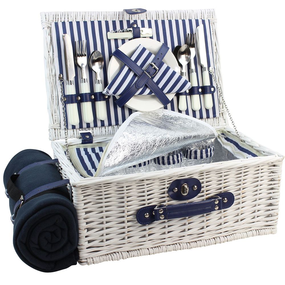 4 compartment hamper