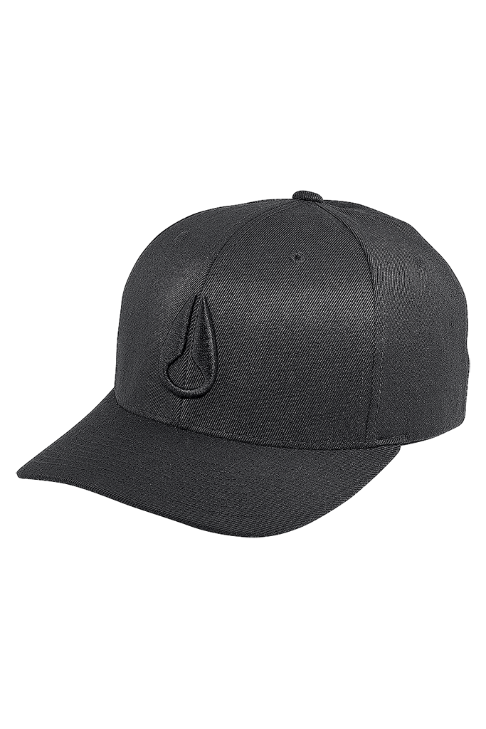 Nixon Deep Down FF Athletic Fit Hat All Black L/XL - Harry and Her