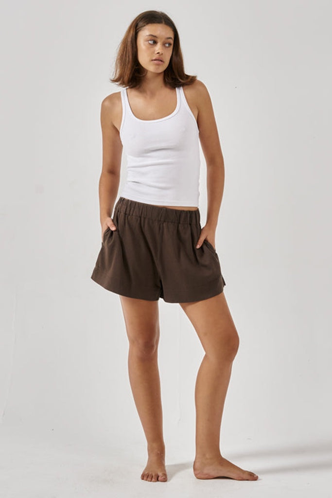 Holly Cord Pant - Postal Brown