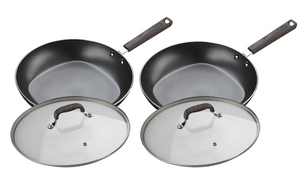 Not A Square Pan 2pc Nonstick Frypan Set - 8, 9.5 w/ Bonus Spatula