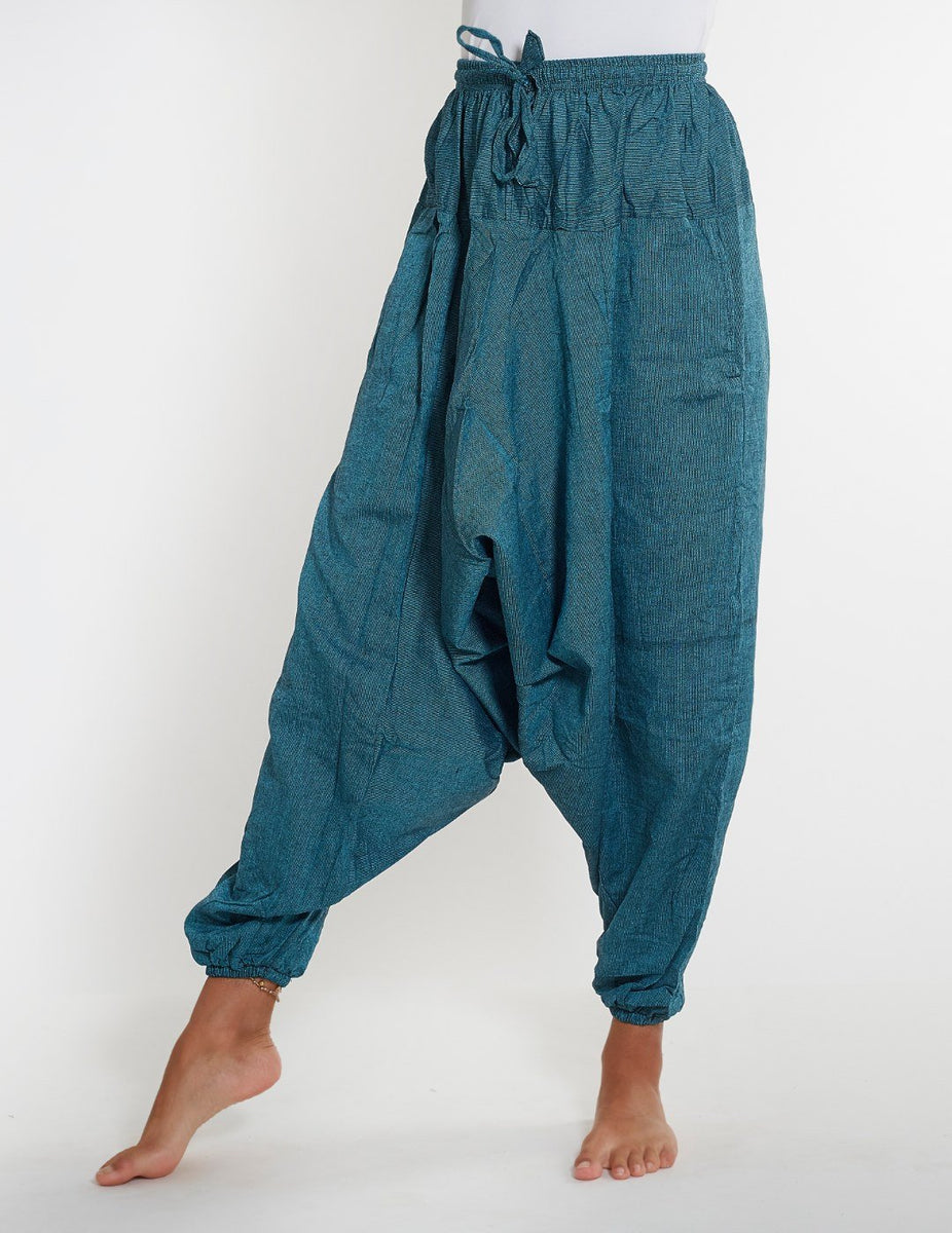 Comfy Harem Pants - Deep Blue – himaoriginals