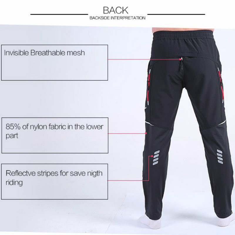 Spring Autumn Cycling Pants UV-proof Bicycle Bike Long Trousers ...
