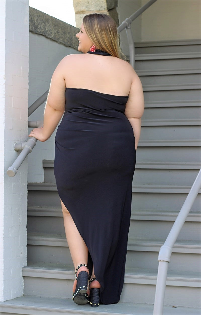 Table for Two Maxi Dress - Black - Free Shipping On Orders Over $75