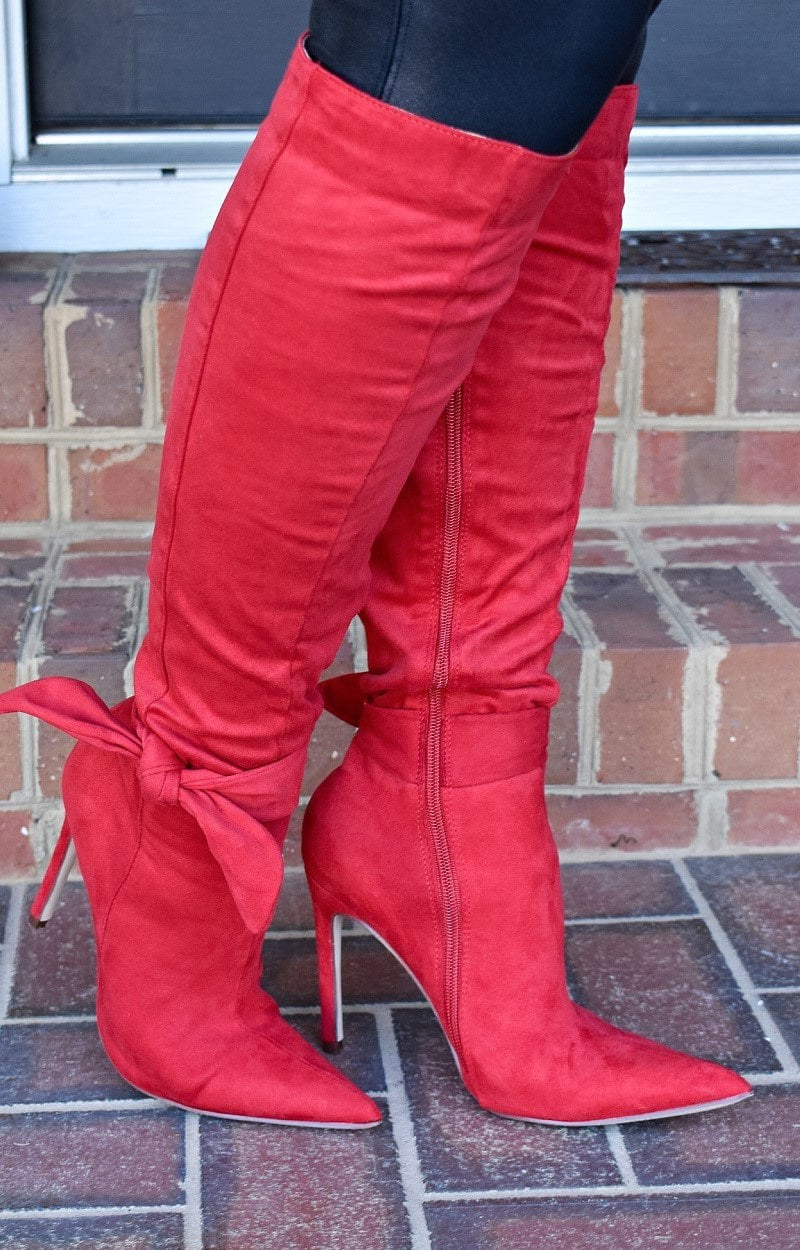 Run After Me Boots - Red - Free Shipping On Orders Over $75