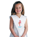 17" L Chi Rho Baptismal Stole (12 pieces per package)