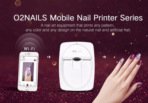 O2 Nail Mobile Nail Printer M1 3d Professional Digital Nails Printer