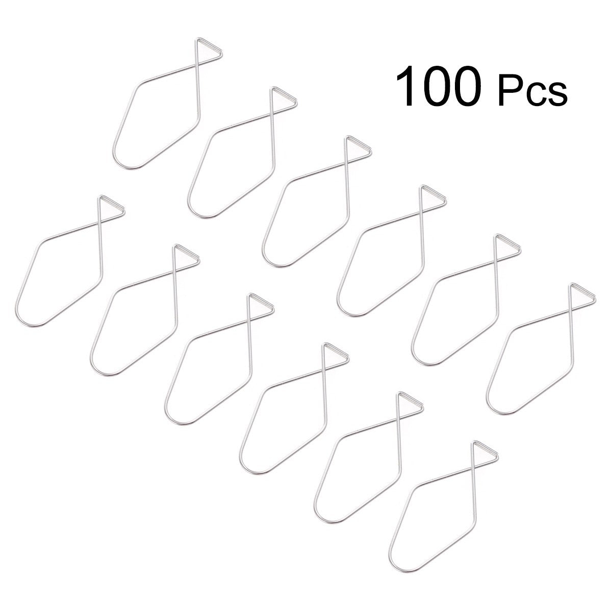 100pcs Wall Hooks Oilproof Seamless Waterproof Hooks Ceiling 8