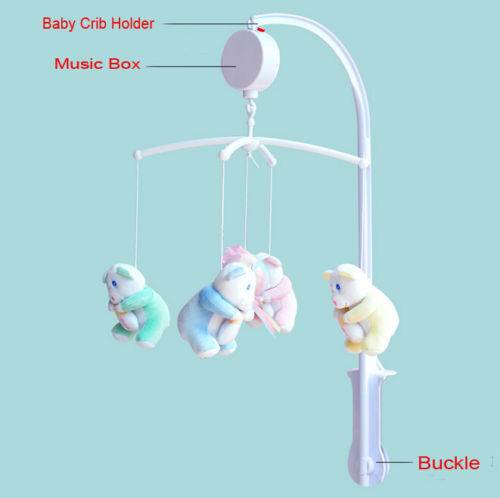 baby crib mobile holder