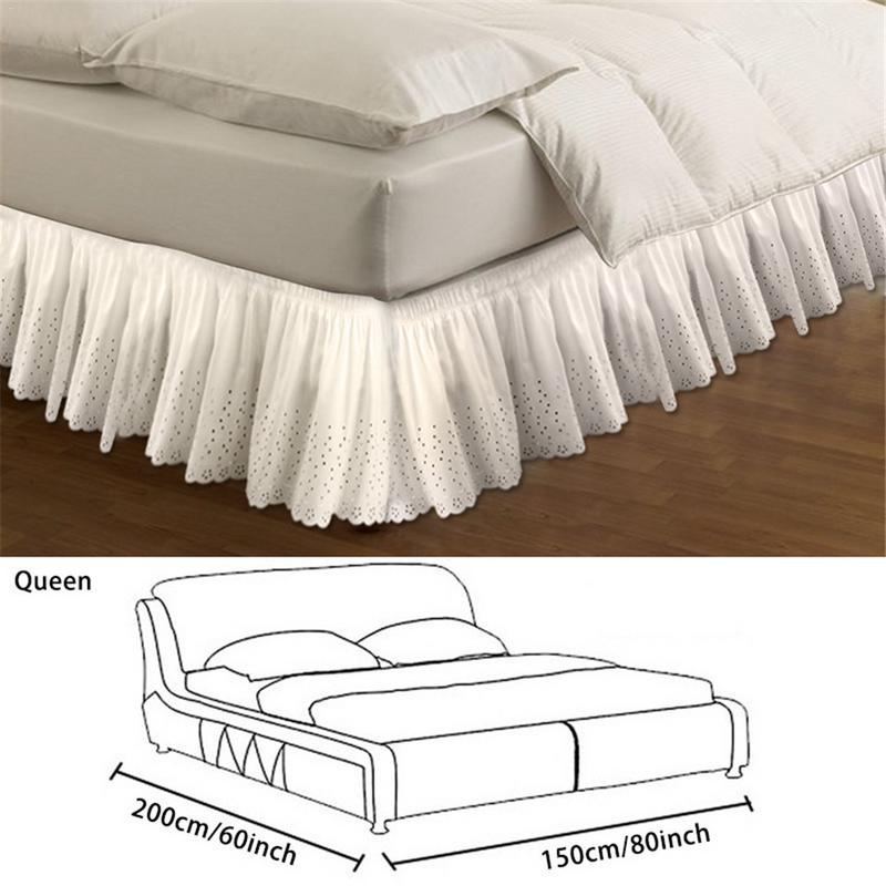 Bed Skirt Brushed Ruffle Cloth Bed Covers Without Bed Surface King