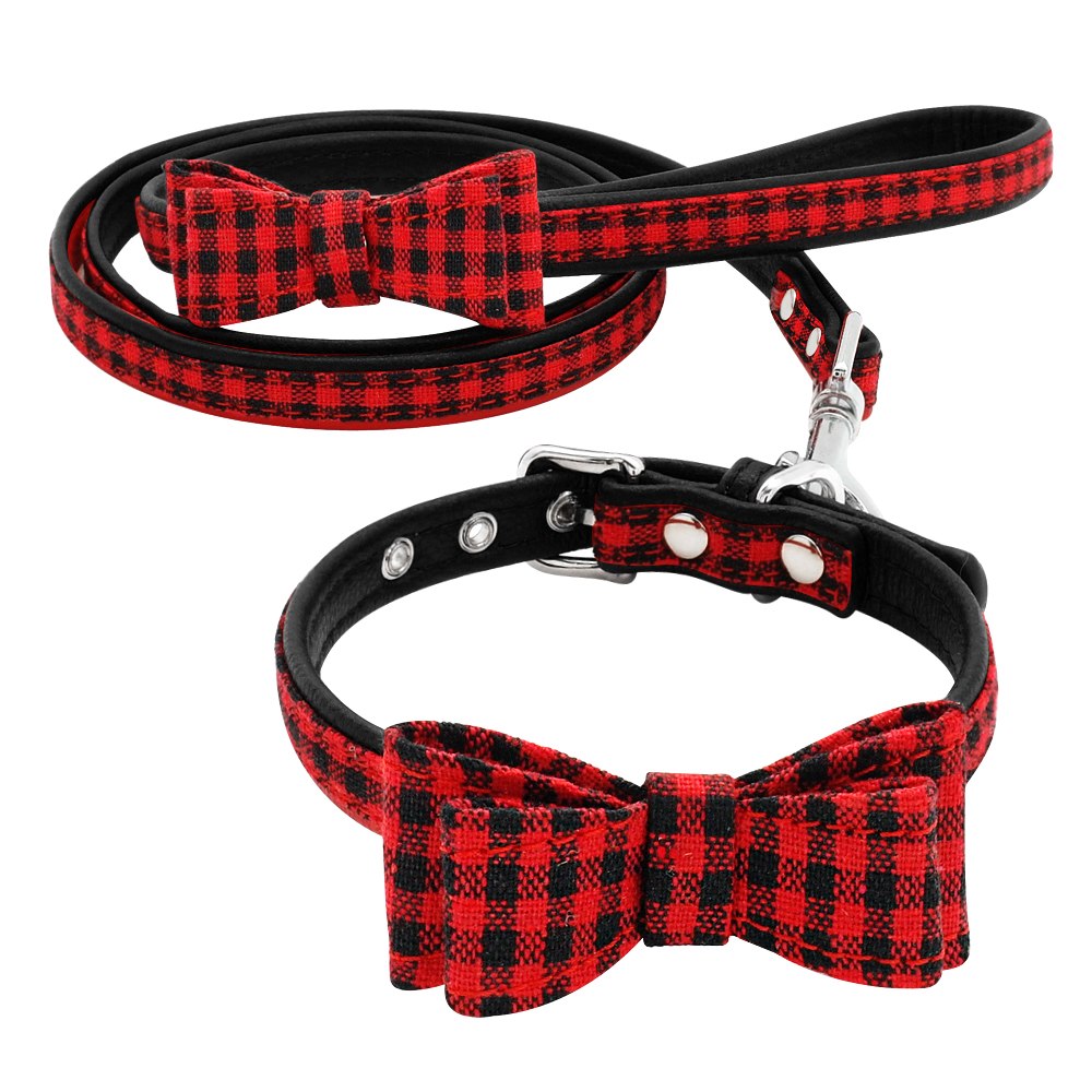 puppy bow tie dog collar