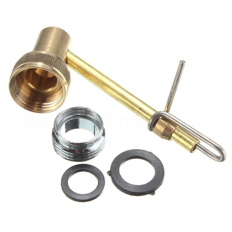 Brass Homebrew Beer Jet Carboy Bottle Washer Sink Faucet Adapter