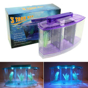 Convenient Lovely Mini Small Fish Tank Aquarium Durable With Grass