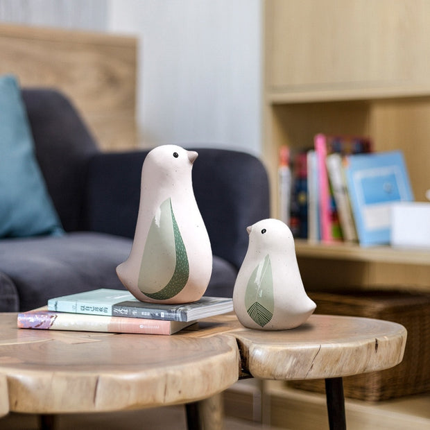 Creative Ceramic Small Bird Decoration Home Interior Living Room