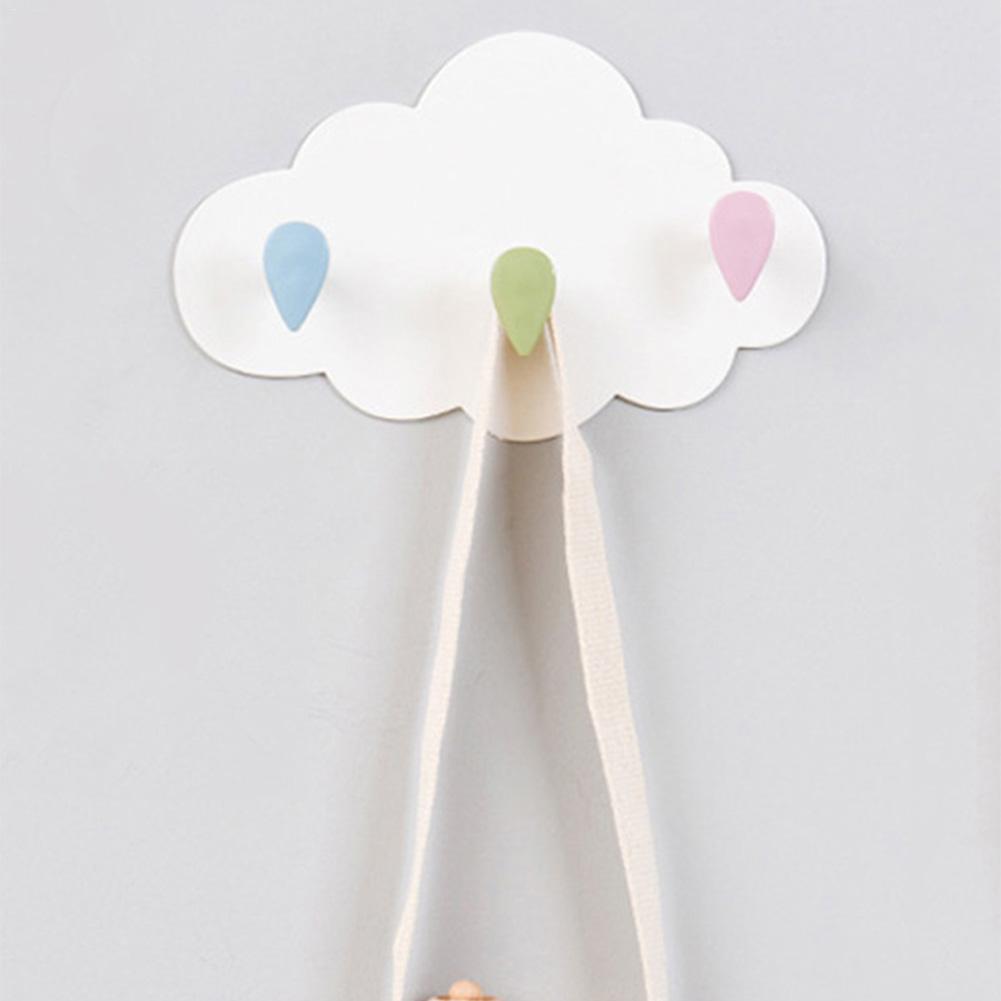 Creative Cloud Design Wall Hook Hanger For Key Kitchen Bathroom