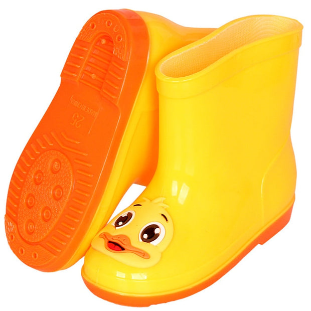 Kids Cute Duck Rain Boots Boys\u0026Girls 