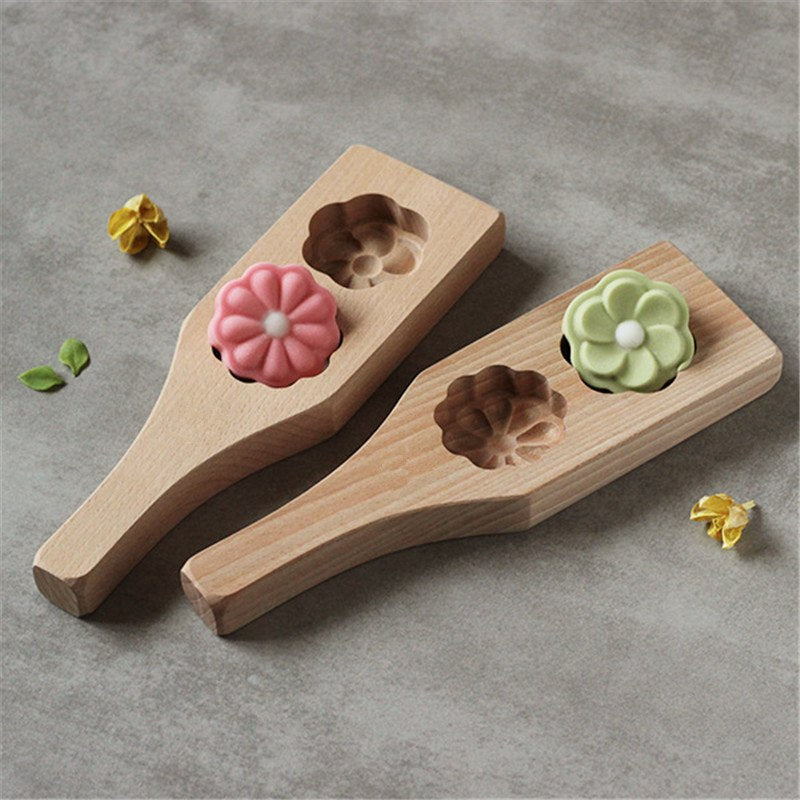 wooden pastry molds