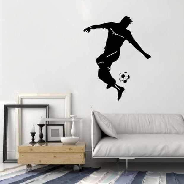 Stizzy Wall Decal Cool Soccer Player Vinyl Wall Sticker For