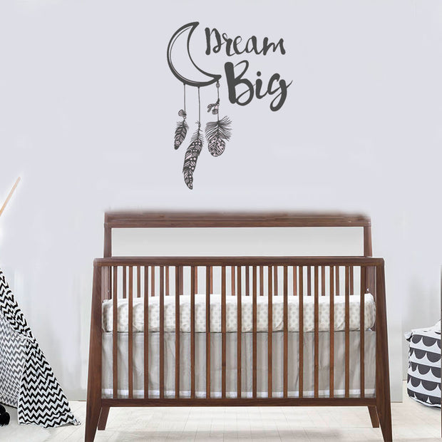 Stizzy Wall Decal Quotes Dream Big Wall Stickers Baby Nursey