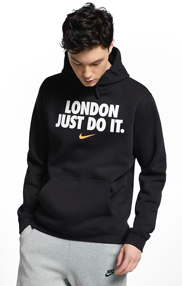 nike london just do it hoodie