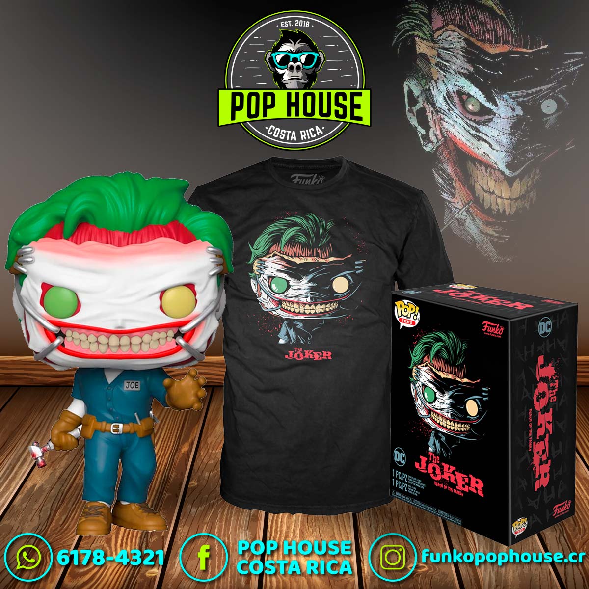 funko pop joker death of the family