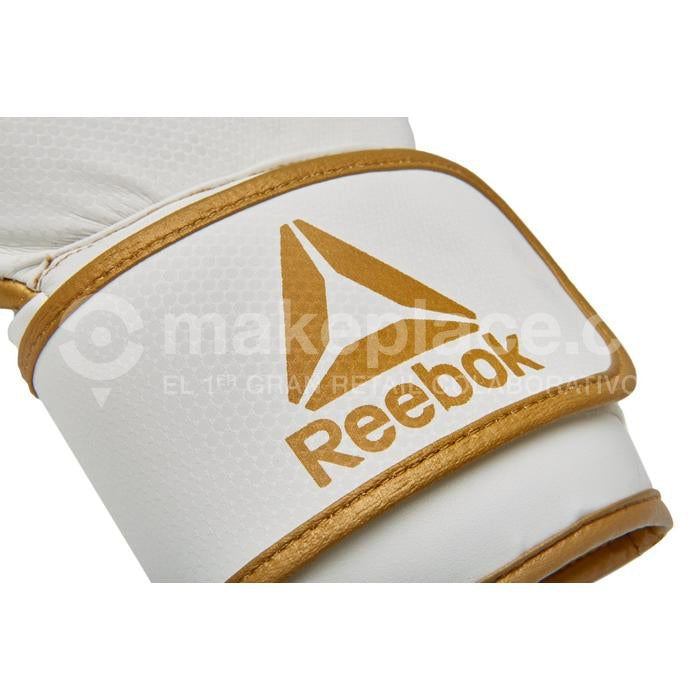 Guantes boxeo blanco/dorado Reebok Combat - Makeplace
