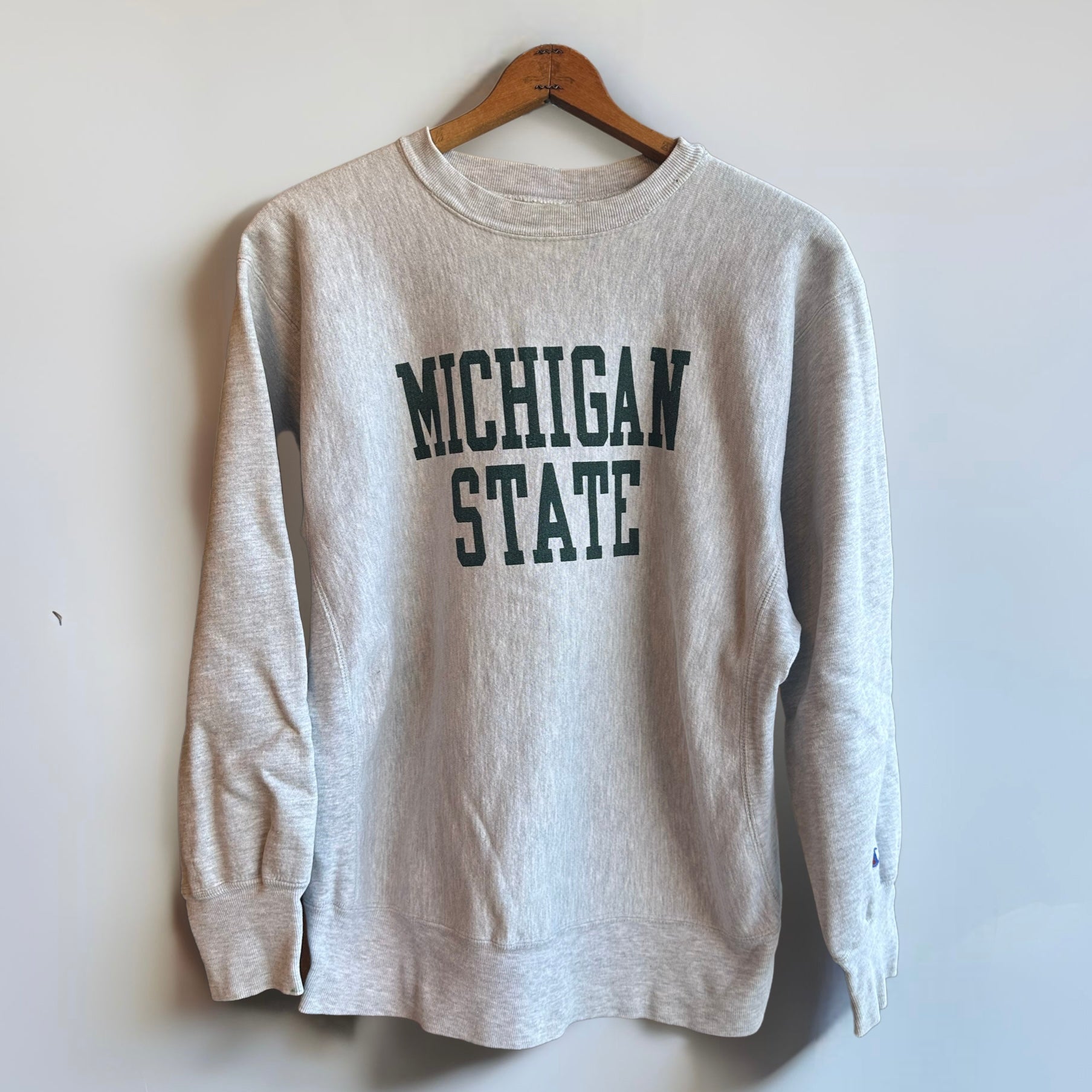 80's Michigan State Champion Reverse Weave warm up sweatshirt