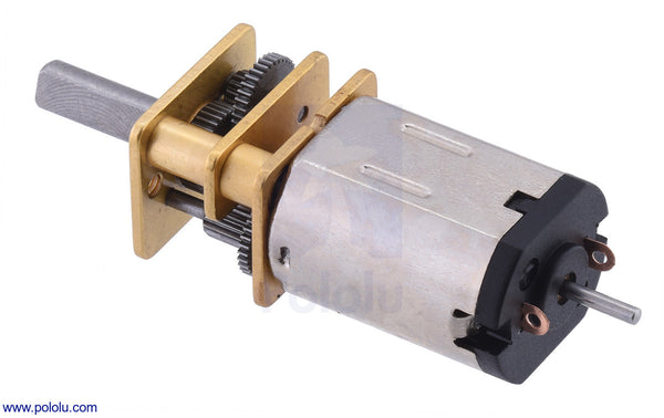 50:1 Metal Gearmotor 37Dx70L mm 12V with 64 CPR Encoder (Helical Pinion)