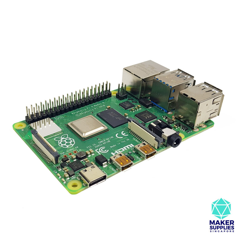 Raspberry Pi 4 Model B 4gb Ram Makersupplies Singapore 3828