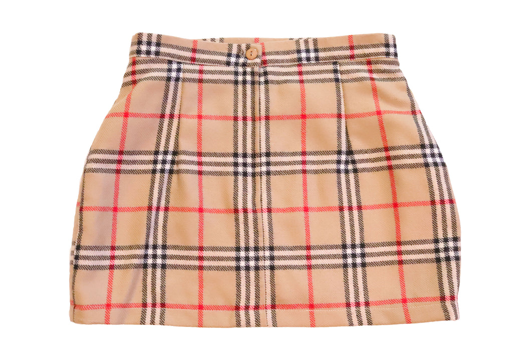 burberry print mini skirt